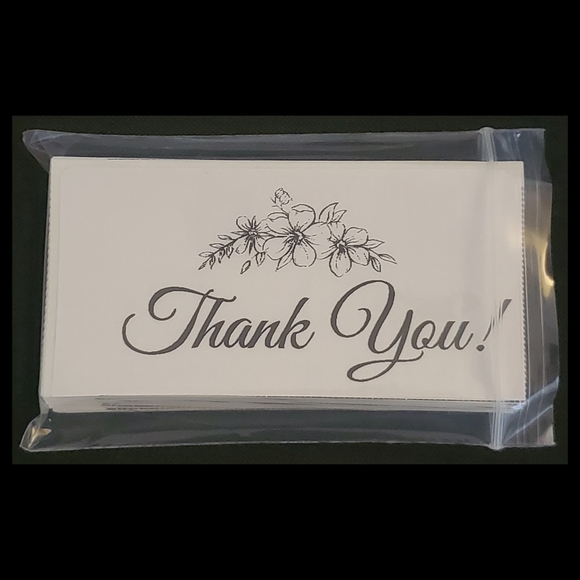 ●(200) Labels | Stickers | Small "Thank You" - Picture 5 of 6